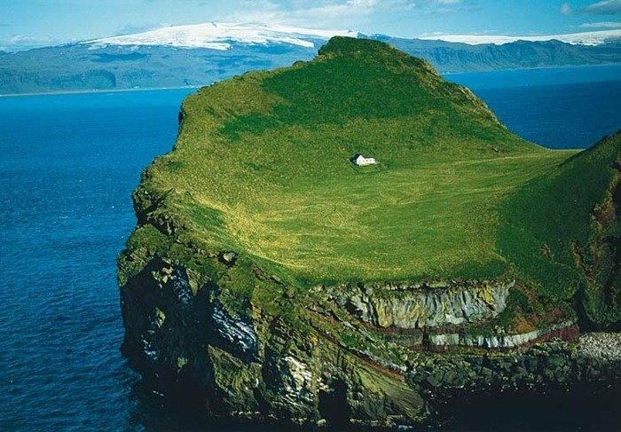 house on island alone